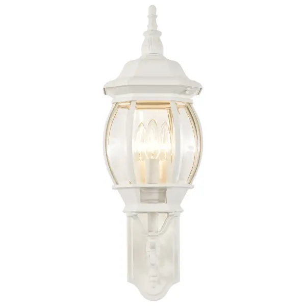 Central Park 3-Light Outdoor Wall Lantern with Clear Beveled Glass - Image 4