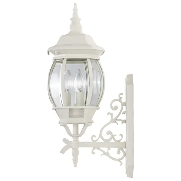 Central Park 3-Light Outdoor Wall Lantern with Clear Beveled Glass - Image 6