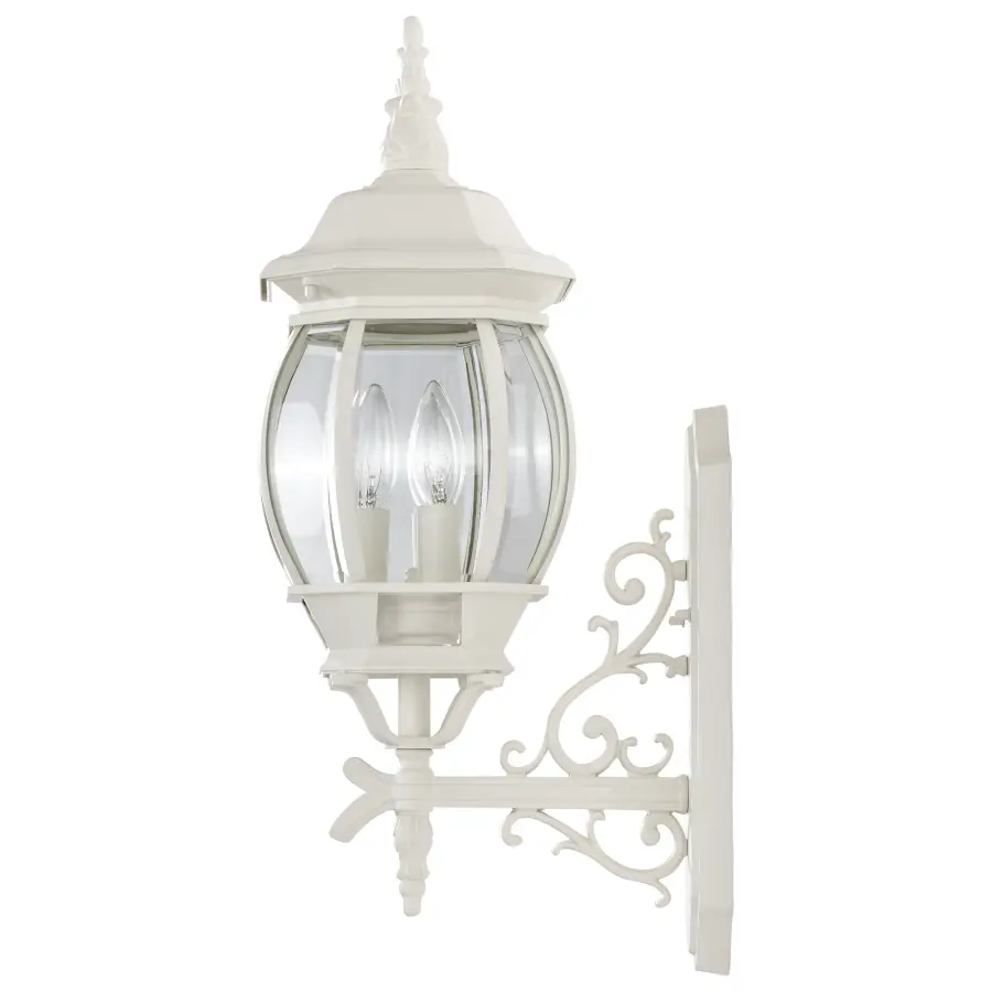 Central Park 3-Light Outdoor Wall Lantern with Clear Beveled Glass - Image 6