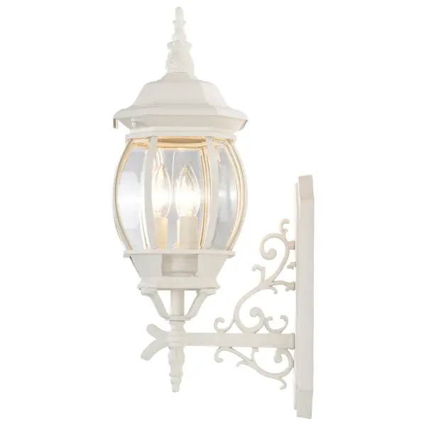 Central Park 3-Light Outdoor Wall Lantern with Clear Beveled Glass - Image 7
