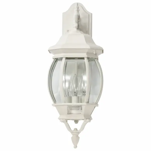 Central Park 3-Light Outdoor Wall Lantern with Clear Beveled Glass - Image 3