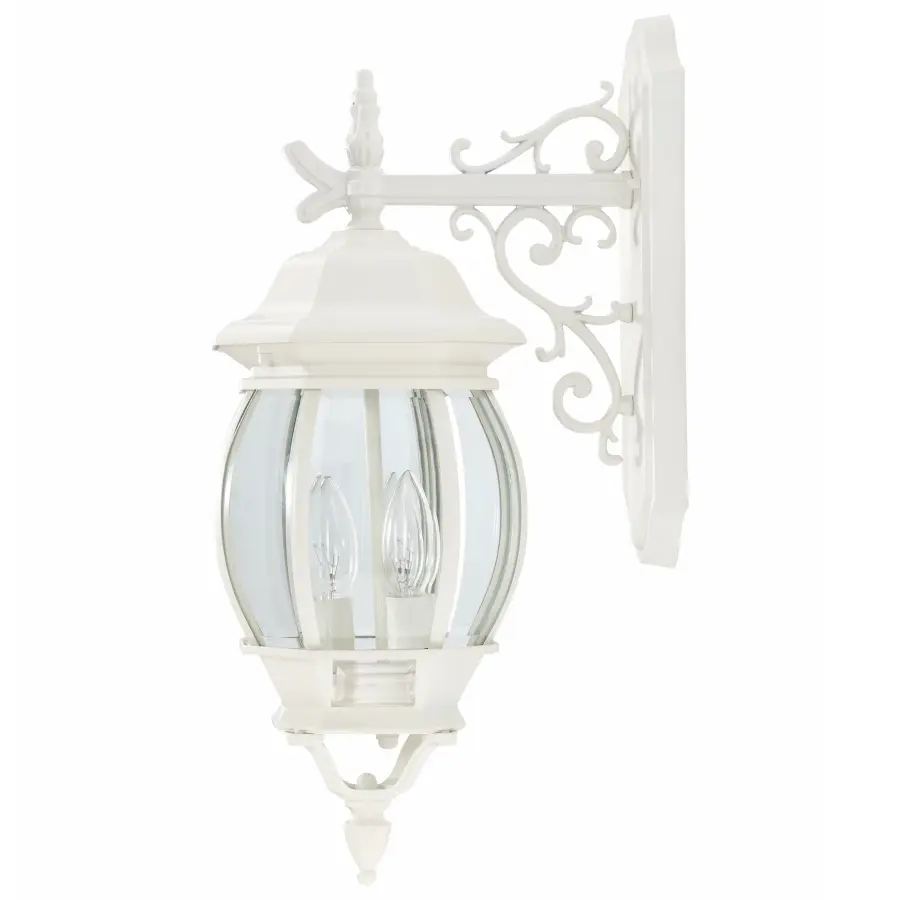 Central Park 3-Light Outdoor Wall Lantern with Clear Beveled Glass - Image 5