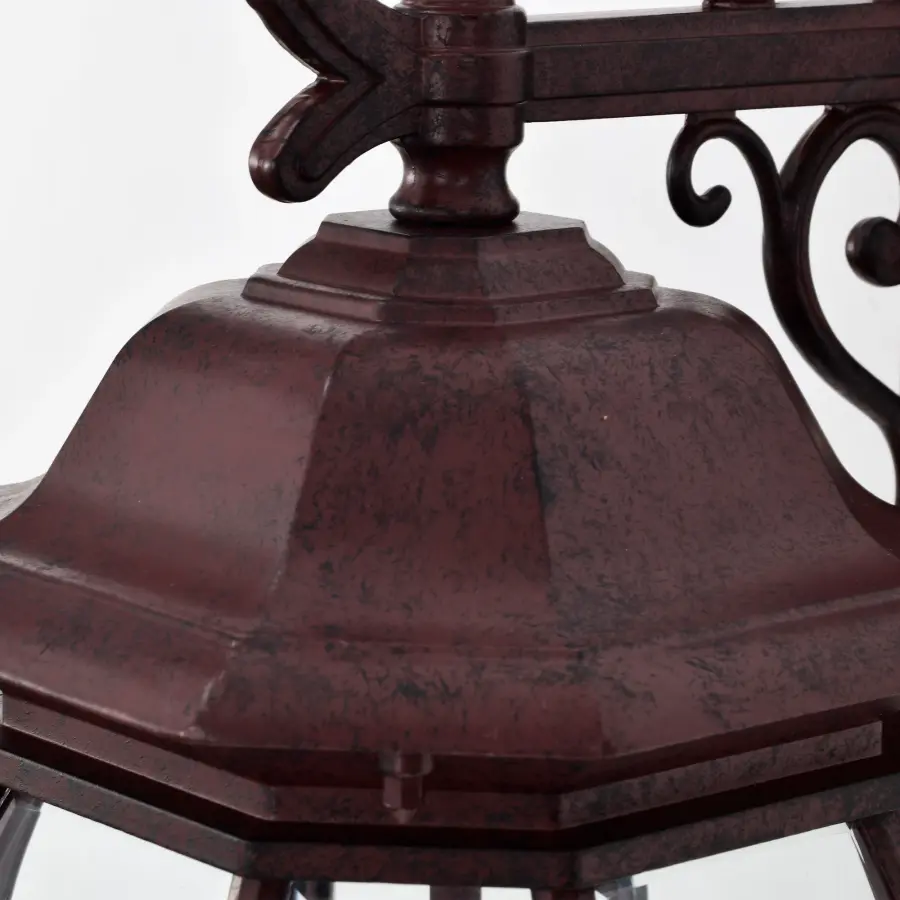 Central Park 3-Light Outdoor Wall Lantern with Clear Beveled Glass - Image 6