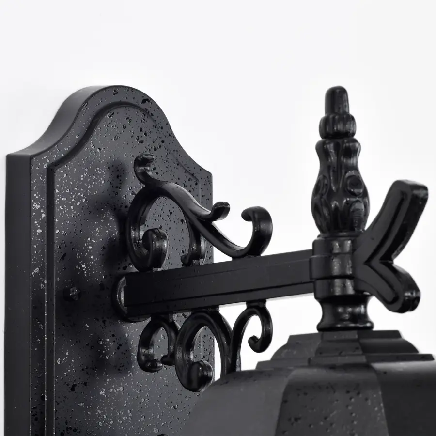 Central Park 3-Light Outdoor Wall Lantern with Clear Beveled Glass - Image 8
