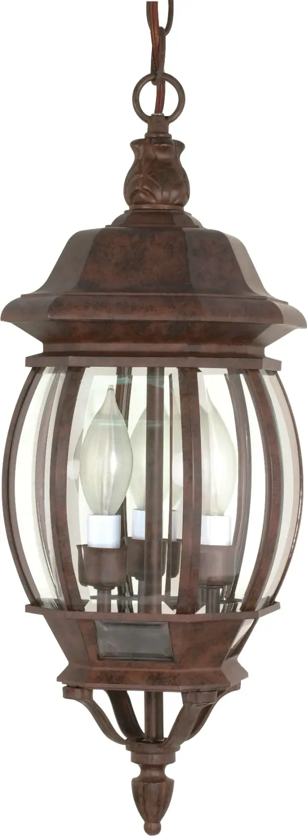 Central Park 3-Light Outdoor Hanging Lantern - Image 1