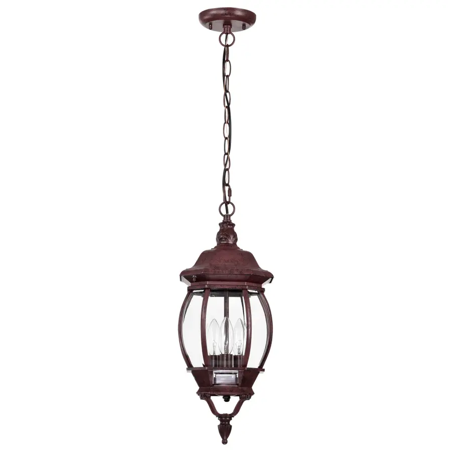 Central Park 3-Light Outdoor Hanging Lantern - Image 4