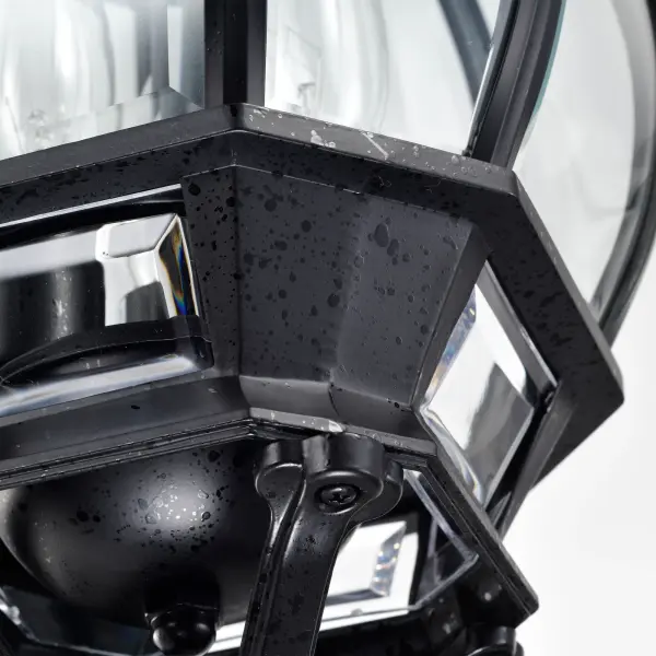 Central Park 3-Light Outdoor Hanging Lantern with Clear Beveled Glass - Image 11