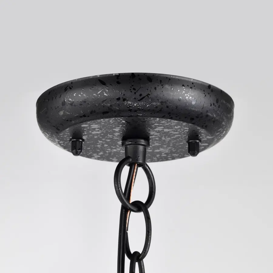 Central Park 3-Light Outdoor Hanging Lantern with Clear Beveled Glass - Image 7