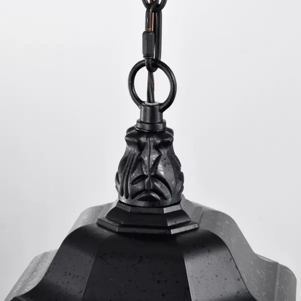 Central Park 3-Light Outdoor Hanging Lantern with Clear Beveled Glass - Image 8