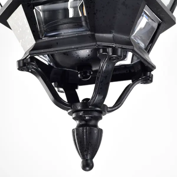 Central Park 3-Light Outdoor Hanging Lantern with Clear Beveled Glass - Image 10
