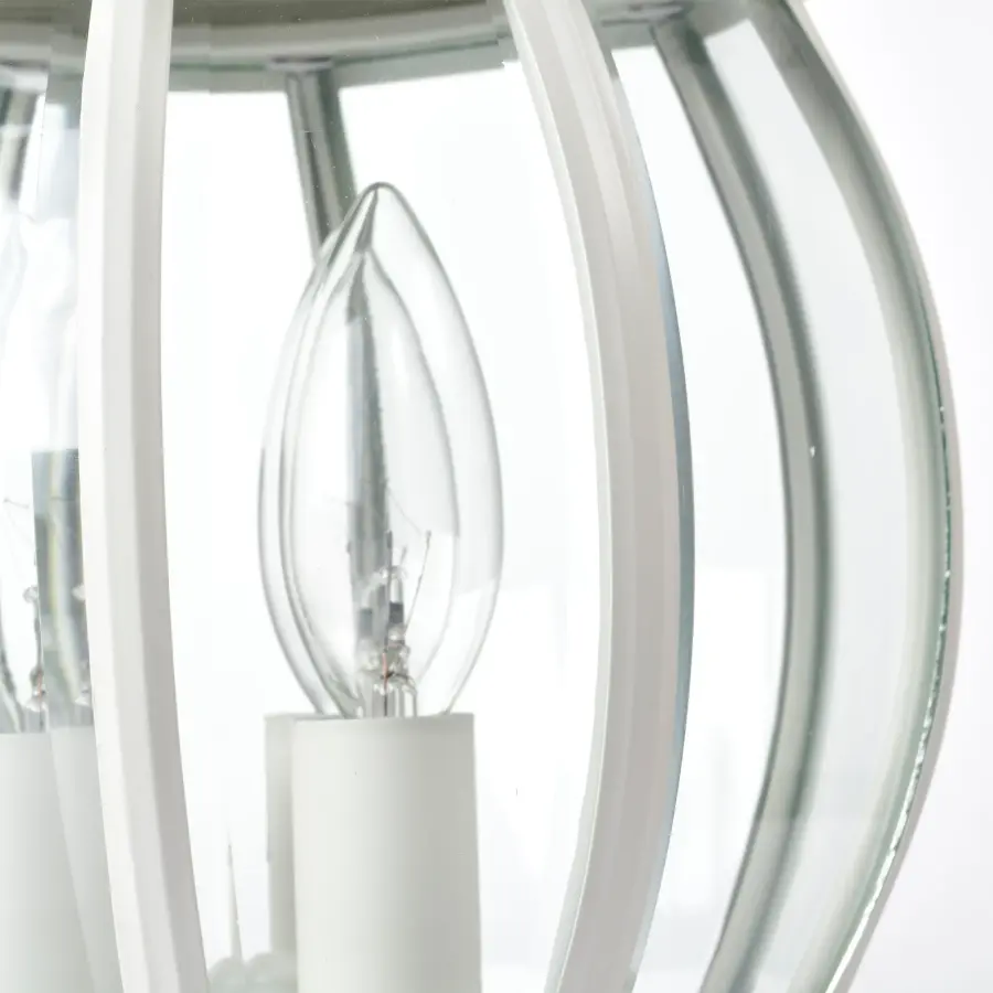 Central Park 3-Light Post Lantern with Clear Beveled Glass - Image 11