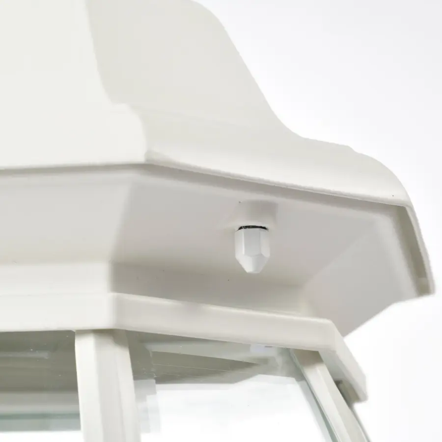 Central Park 3-Light Post Lantern with Clear Beveled Glass - Image 7