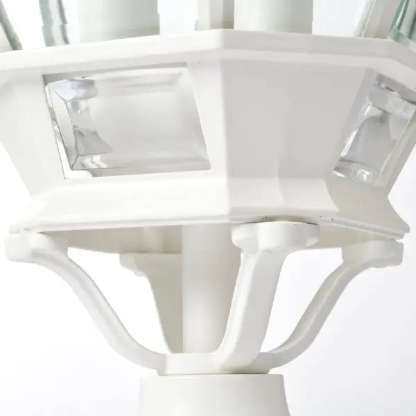 Central Park 3-Light Post Lantern with Clear Beveled Glass - Image 9