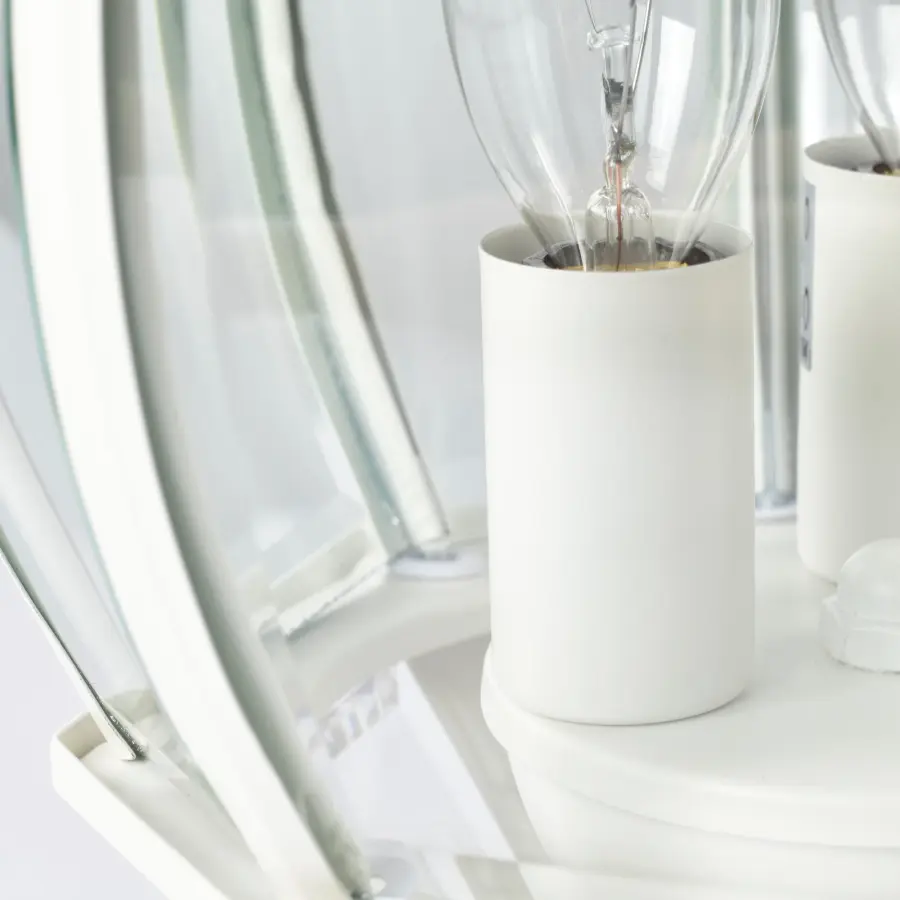 Central Park 3-Light Post Lantern with Clear Beveled Glass - Image 10