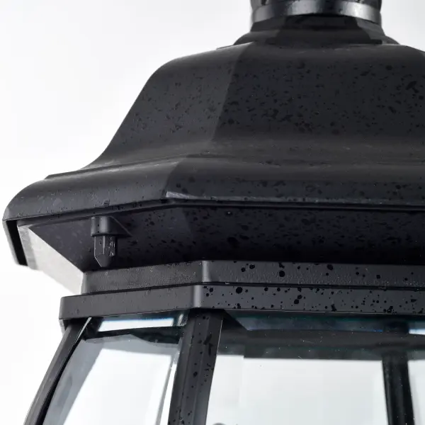 Central Park 3-Light Post Lantern with Clear Beveled Glass - Image 8