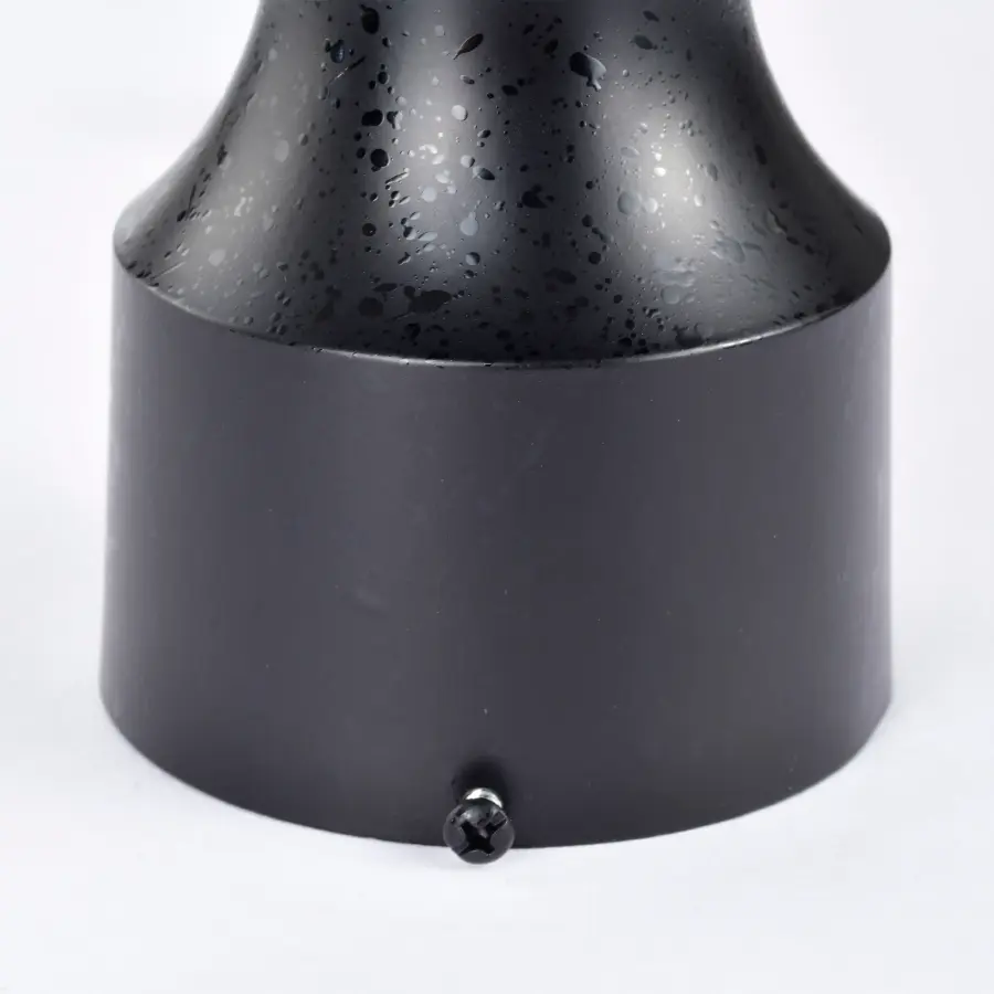 Central Park 3-Light Post Lantern with Clear Beveled Glass - Image 10