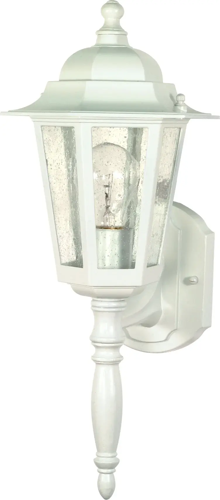 Cornerstone 18" Outdoor Wall Lantern with Clear Seeded Glass
