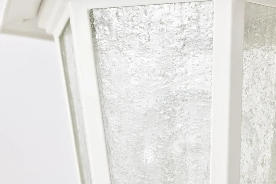 Cornerstone 1-Light Post Lantern with Clear Seeded Glass - Image 9