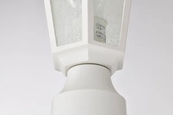 Cornerstone 1-Light Post Lantern with Clear Seeded Glass - Image 10