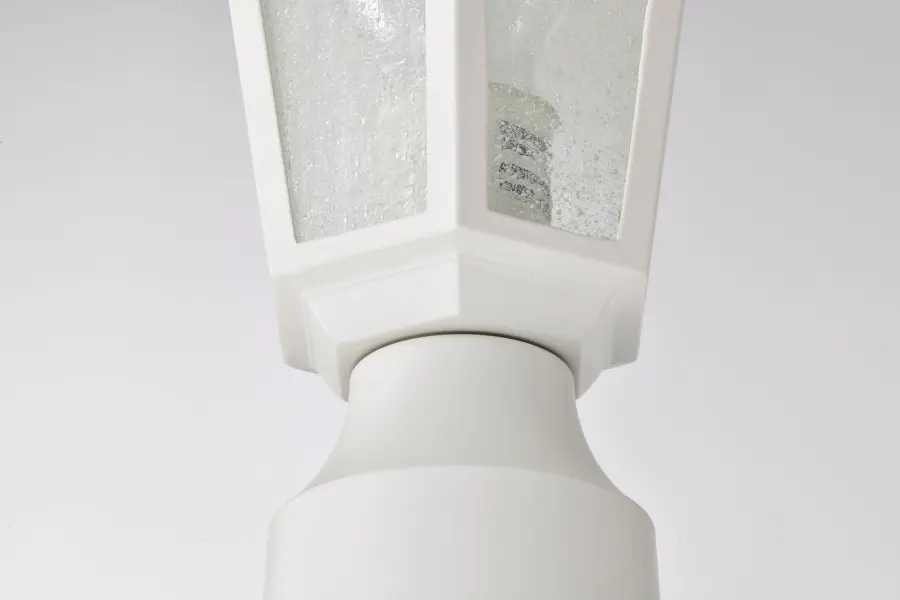 Cornerstone 1-Light Post Lantern with Clear Seeded Glass - Image 10