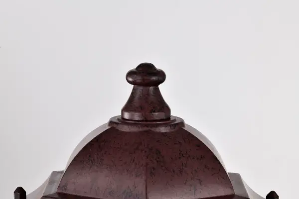 Cornerstone 1-Light Post Lantern with Clear Seeded Glass - Image 8