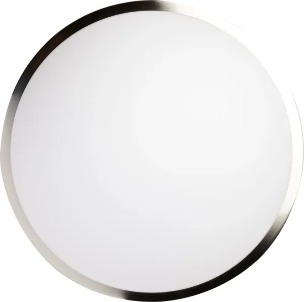 The Button LED flush mount combines modern aesthetics with energy-efficient lighting. Its 17-inch profile and brushed nickel finish complement contemporary interiors while delivering 2000 lumens of warm white light. - alternate view
