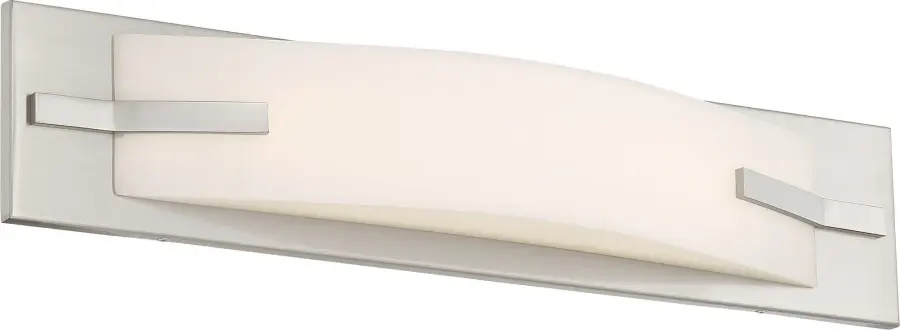 Bow LED 20" Vanity Fixture in Brushed Nickel - Image 1