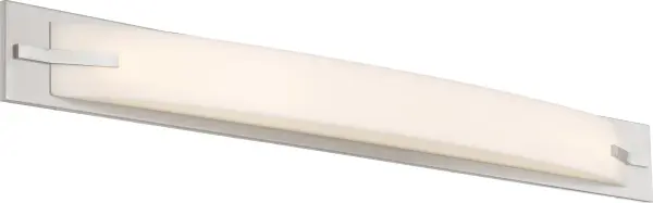 Bow LED 43" Vanity Fixture in Brushed Nickel - Image 1