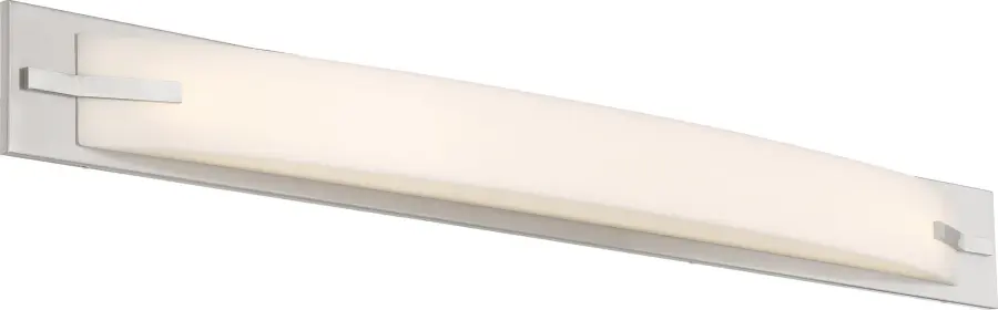 Bow LED 43" Vanity Fixture in Brushed Nickel - Image 1