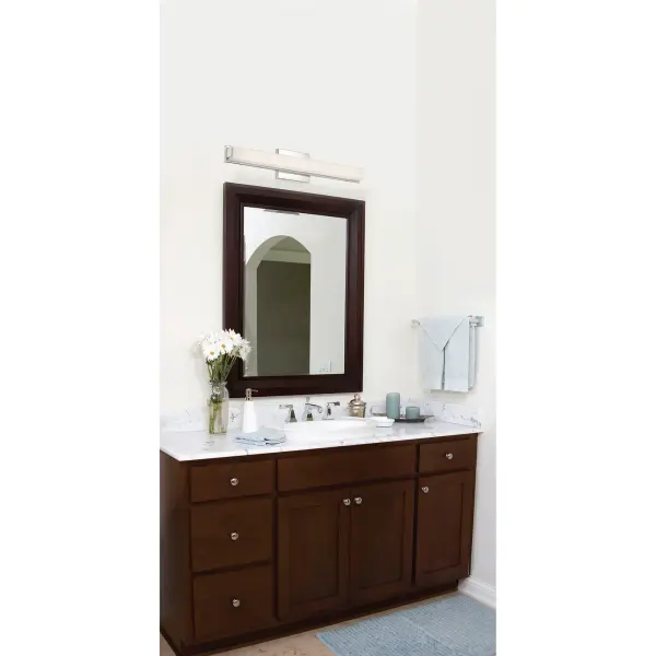 Slick LED 25" Vanity Fixture in Polished Nickel - Image 2
