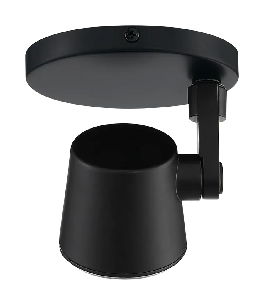 12W LED Taper Back Monopoint Track Light in Black - Image 3