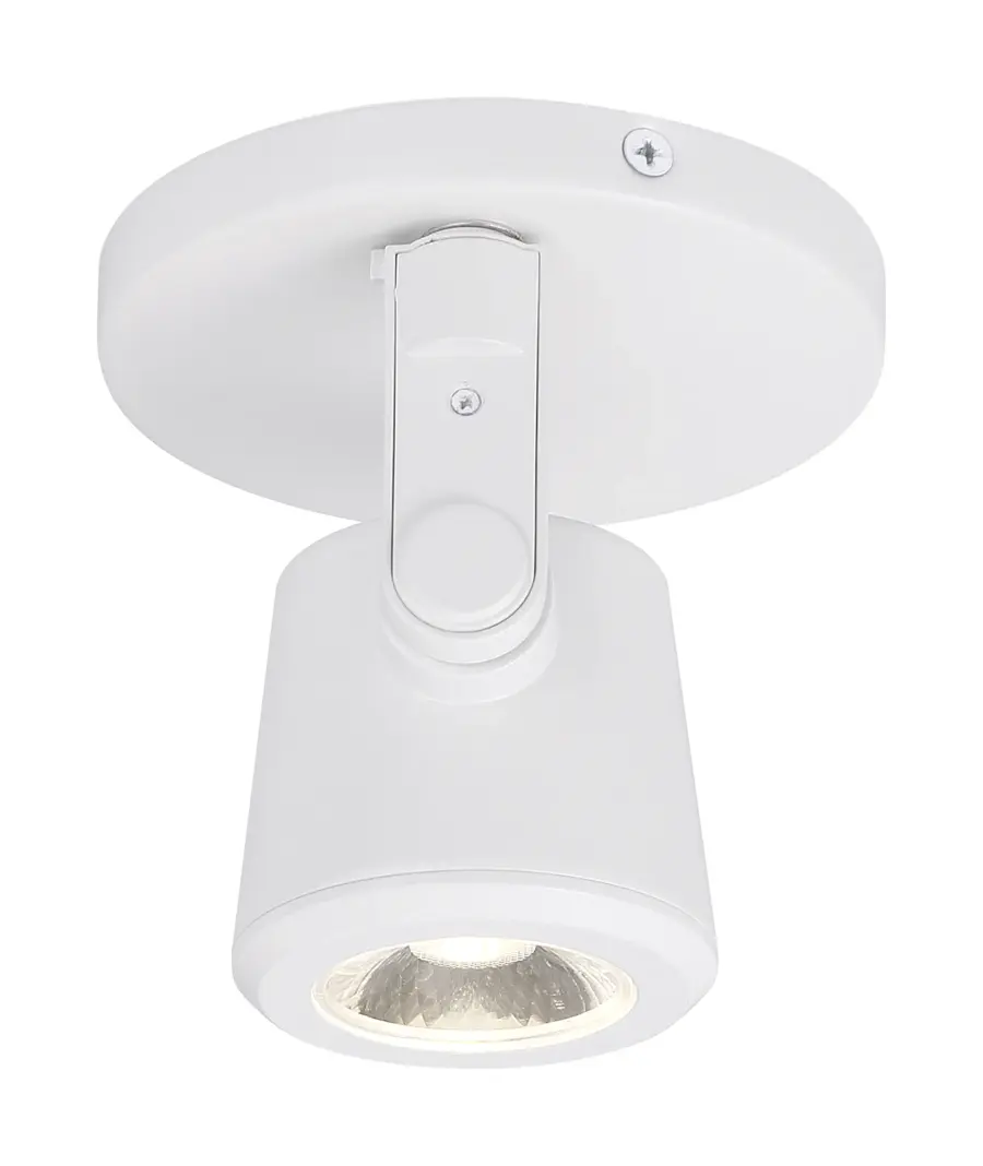 12W LED Taper Back Monopoint Track Light - White - Image 4