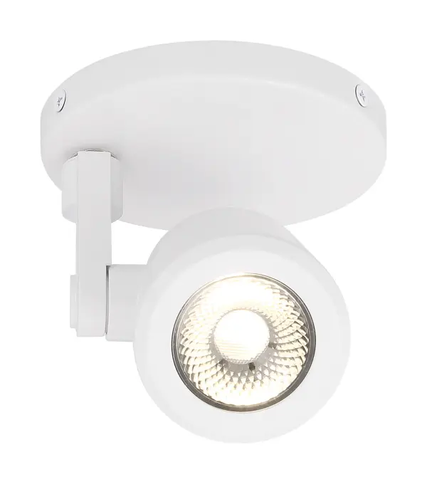 12W LED Taper Back Monopoint Track Light - White - Image 5