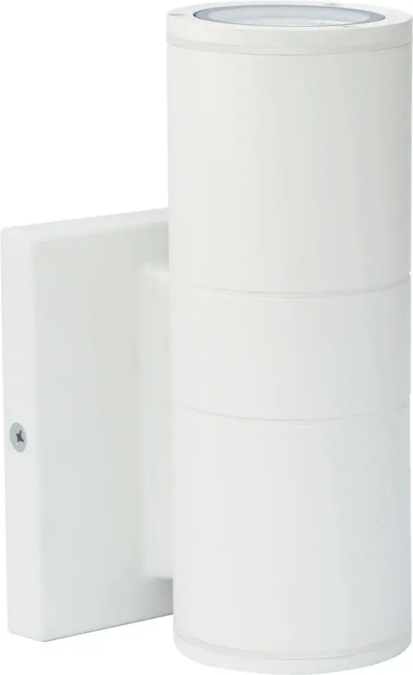 LED Cylindrical Up/Down Wall Sconce - White - Image 1