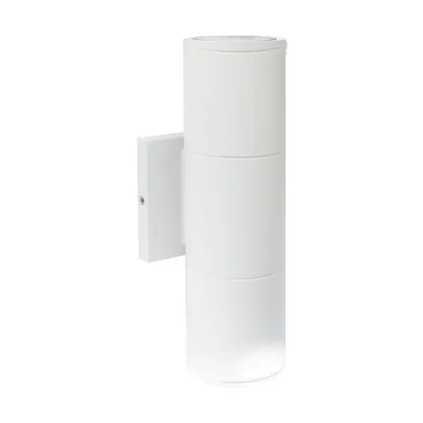 Modern LED Up and Down Wall Sconce in White - Image 1