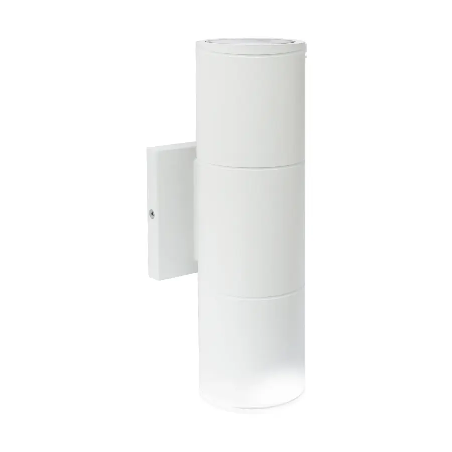 Modern LED Up and Down Wall Sconce in White - Image 1