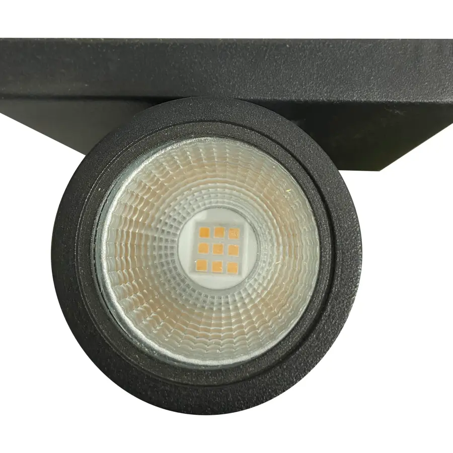 2-Light LED Up and Down Wall Sconce in Black - Image 3