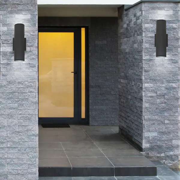 Large Up and Down LED Wall Sconce in Bronze - Image 4