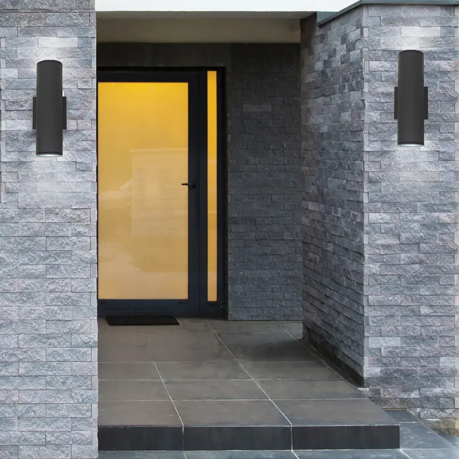 Large Up and Down LED Wall Sconce in Bronze - Image 4