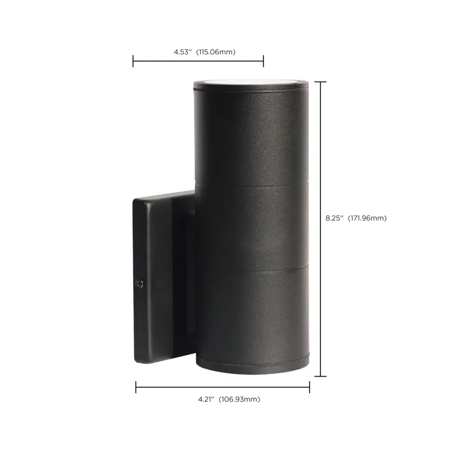 LED Large Up/Down Wall Sconce - Black - Image 5