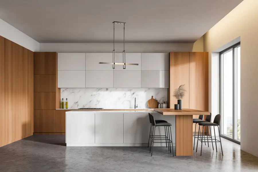 Frame 3-Module Island Pendant with Frosted Glass - Image 12