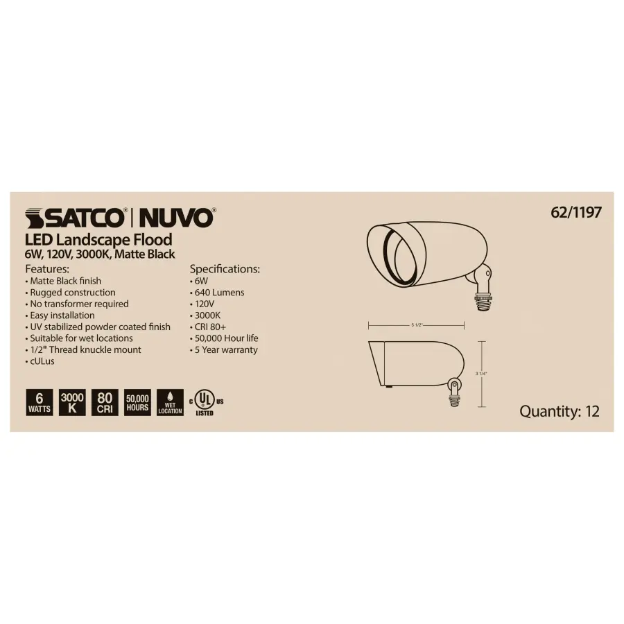 Efficient LED Landscape Flood for Versatile Outdoor Accent Lighting - Image 7