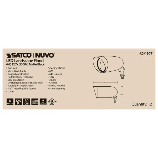 Efficient LED Landscape Flood for Versatile Outdoor Accent Lighting - Image 8