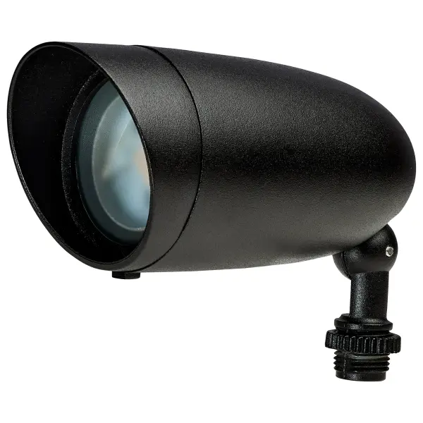 This 9-watt LED landscape flood delivers 900 lumens of warm 3000K light in a durable matte black finish. Wet location rated for reliable outdoor performance with energy-efficient LED technology that saves on operating costs.