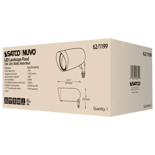 Efficient 12W LED Flood Light for Versatile Outdoor Illumination - Image 9