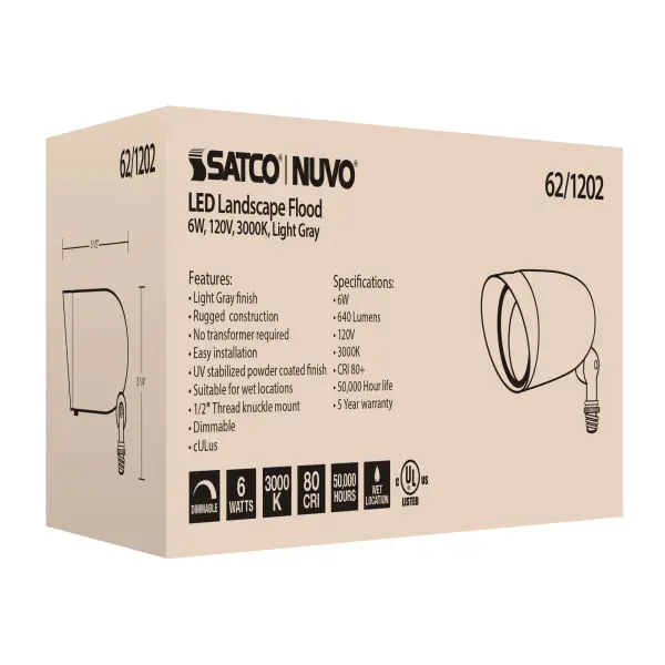 Efficient 6W LED Landscape Flood for Versatile Outdoor Lighting - Image 7