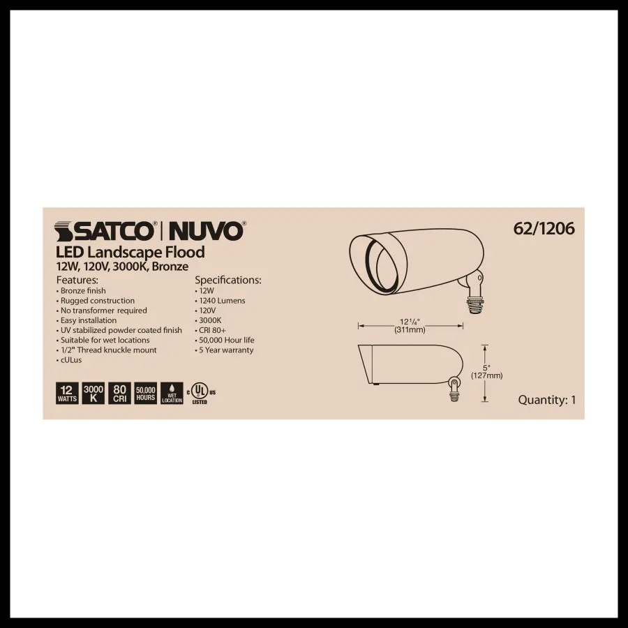 Efficient LED Landscape Flood for Architectural & Garden Accent Lighting - Image 6