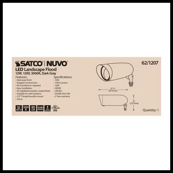 Efficient LED Landscape Flood for Versatile Outdoor Illumination - Image 5