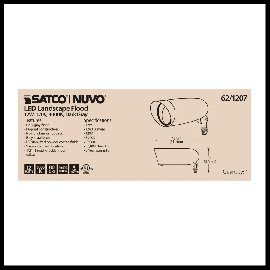 Efficient LED Landscape Flood for Versatile Outdoor Illumination - Image 5