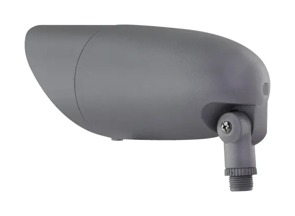 This 12-watt LED landscape flood delivers 1248 lumens of warm 3000K light in a durable wet-location rated fixture. The light gray finish blends seamlessly with modern architecture while providing reliable accent and security lighting. - alternate view
